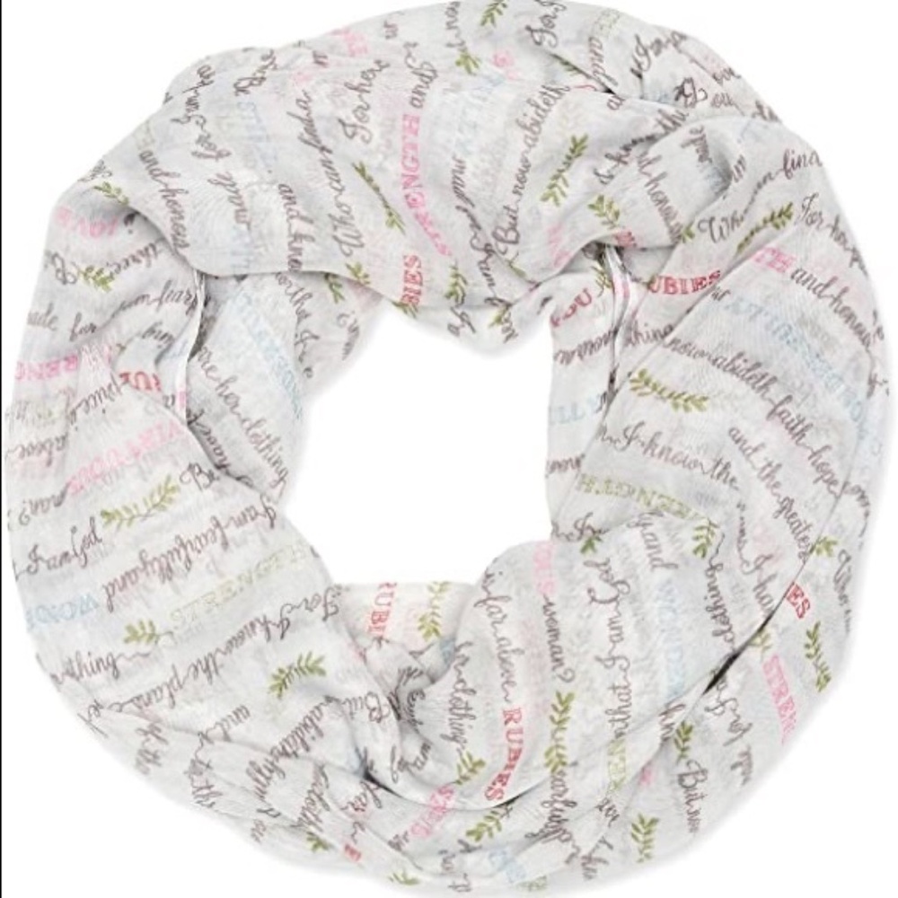 Thirty-one Avenue Scarf Virtuous Verses NIP